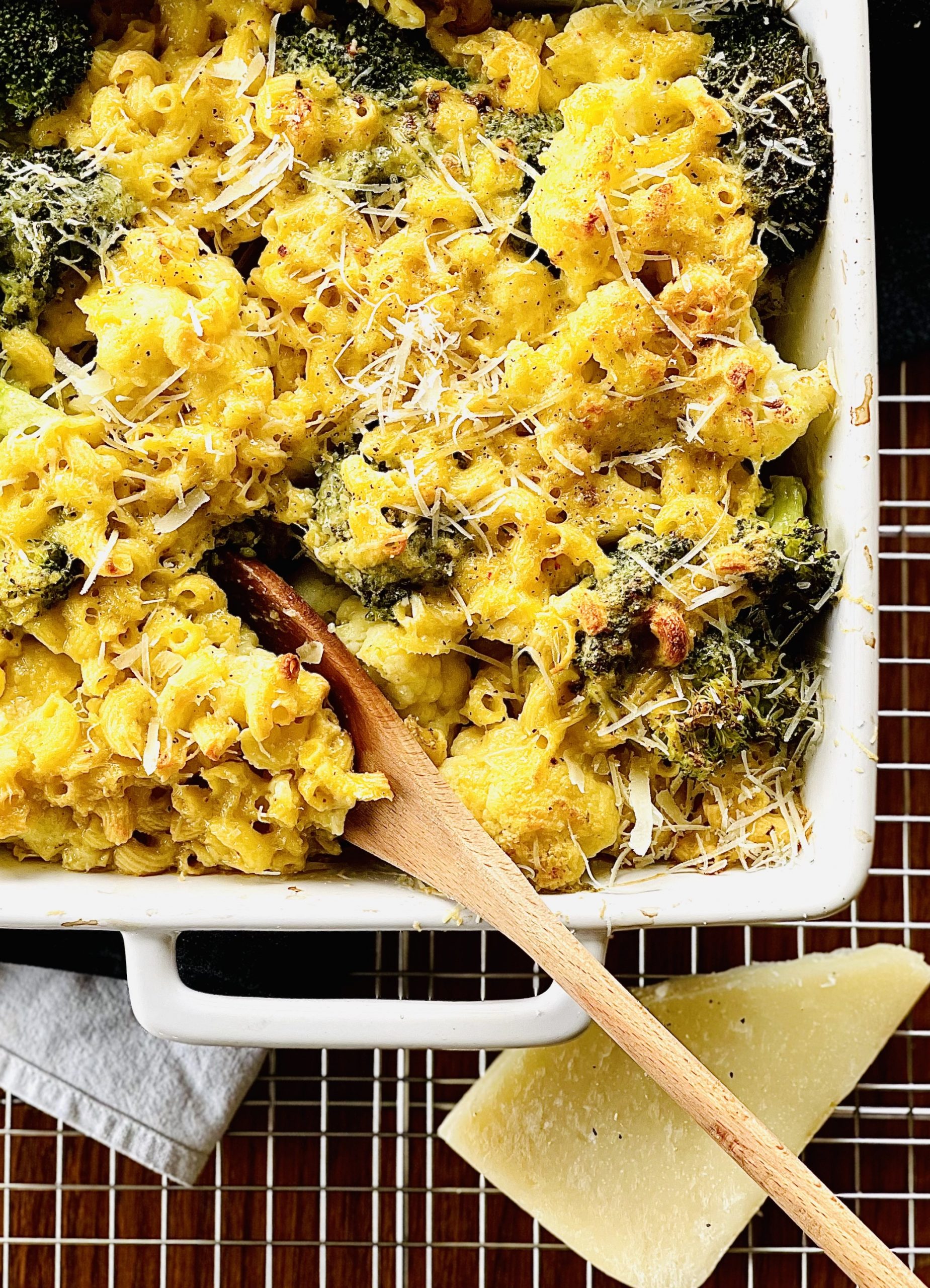 Cauliflower & Broccoli Mac & Cheese